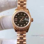 Swiss Quality Rolex Datejust Ladies Replica Watch Black Diamond Rose Gold_th.jpg